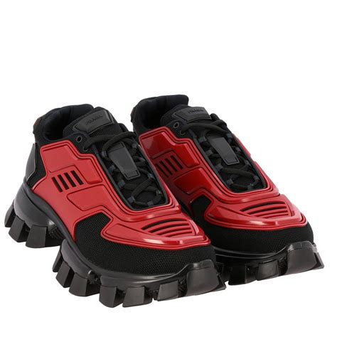 prada cloudbust sneakers red for sale|prada cloudbust thunder boots.